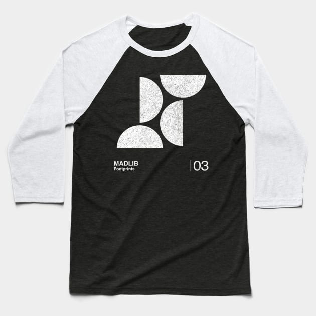 MADLIB / Minimalist Graphic Fan Artwork Design Baseball T-Shirt by saudade